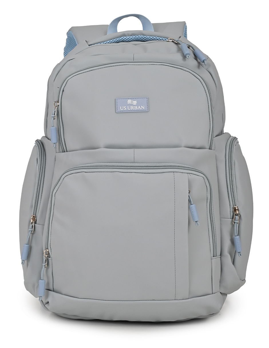 Mochila con portalaptop lisa unisex