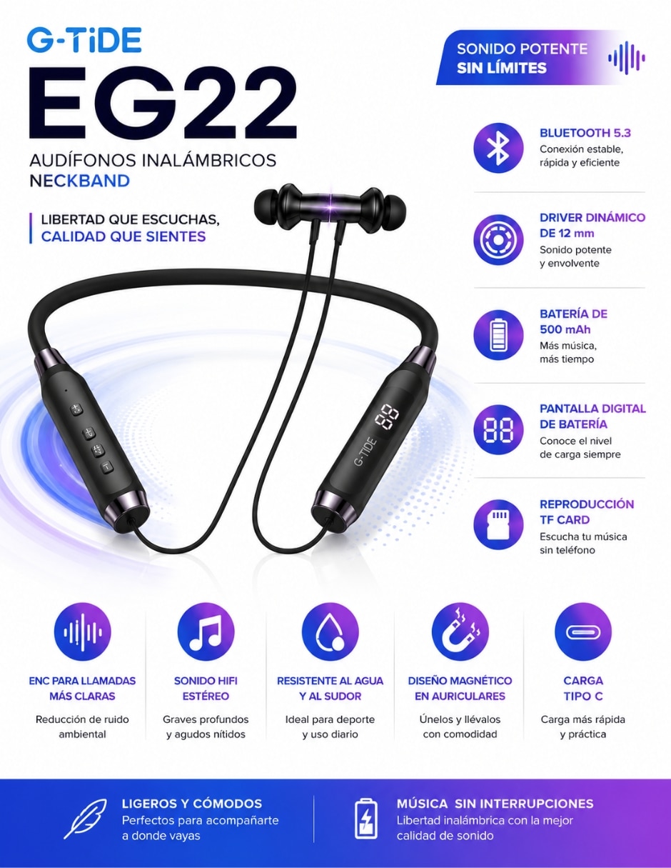 Bocina recargable Sound Pocket Bluetooth 10