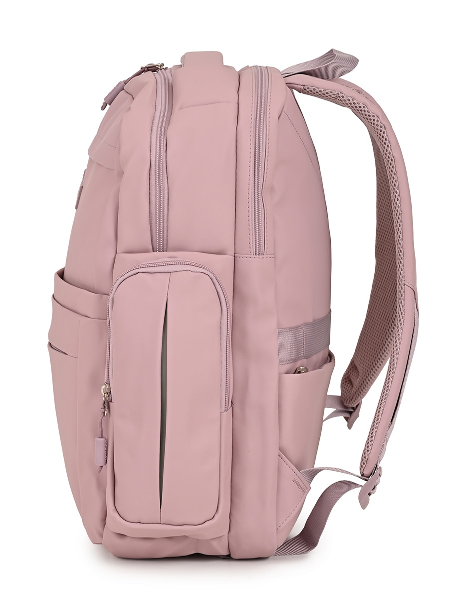 Mochila con portalaptop lisa unisex 6