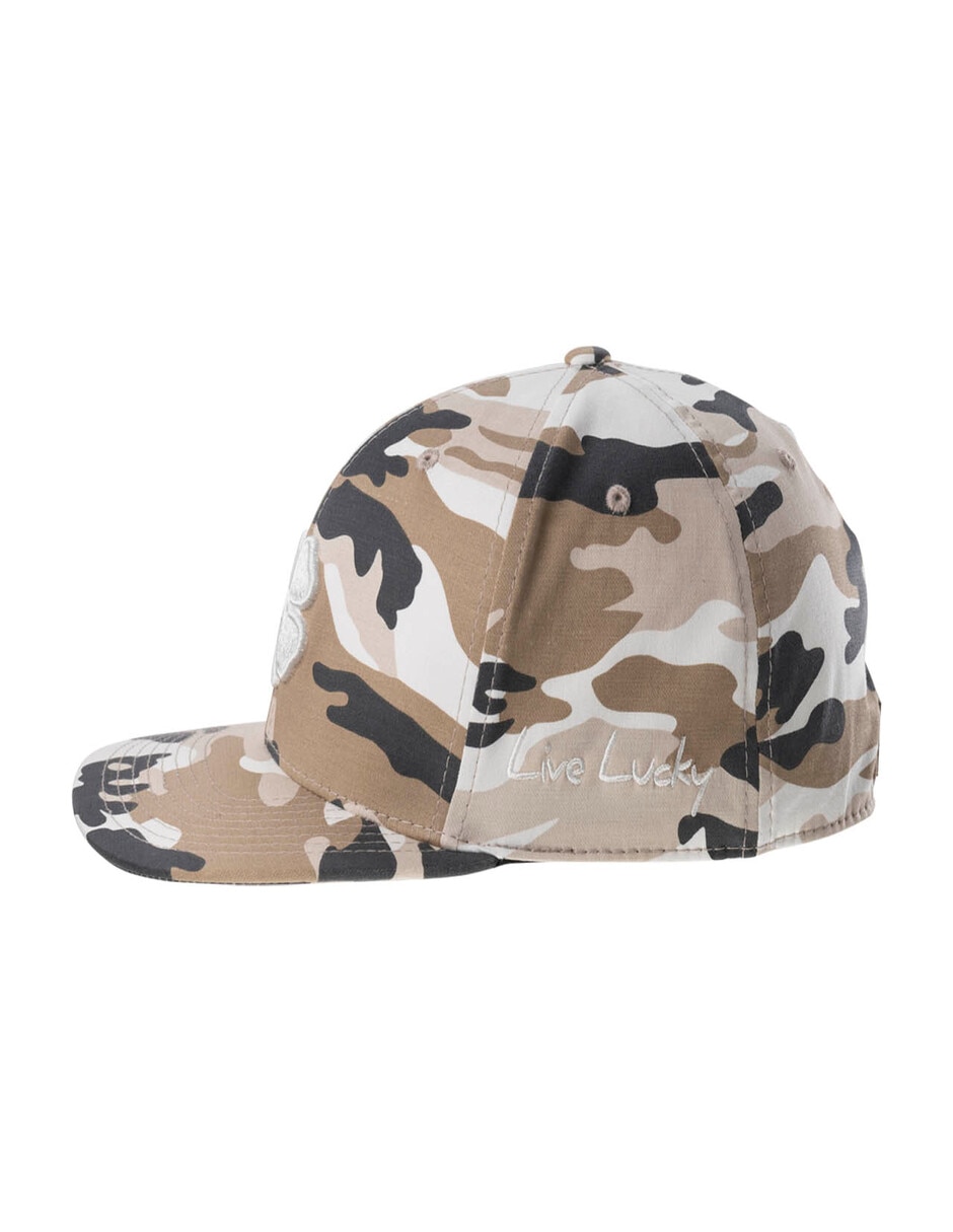 Gorra con visera plana casual camo vibe unisex 5