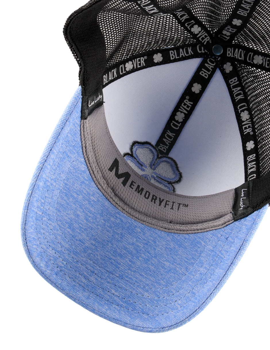 Gorra con visera curva casual black clover perfect luck unisex 3
