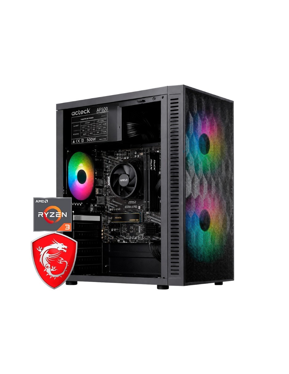 Computadora de escritorio PC-084-G AMD Ryzen 3 16 GB RAM 1 TB SSD