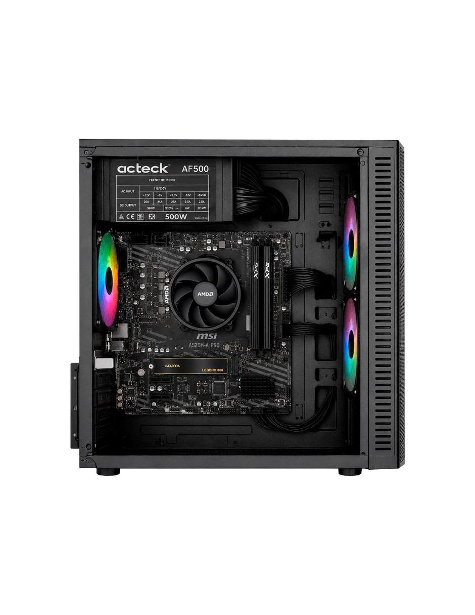 Computadora de escritorio PC-084-G AMD Ryzen 3 16 GB RAM 1 TB SSD 6