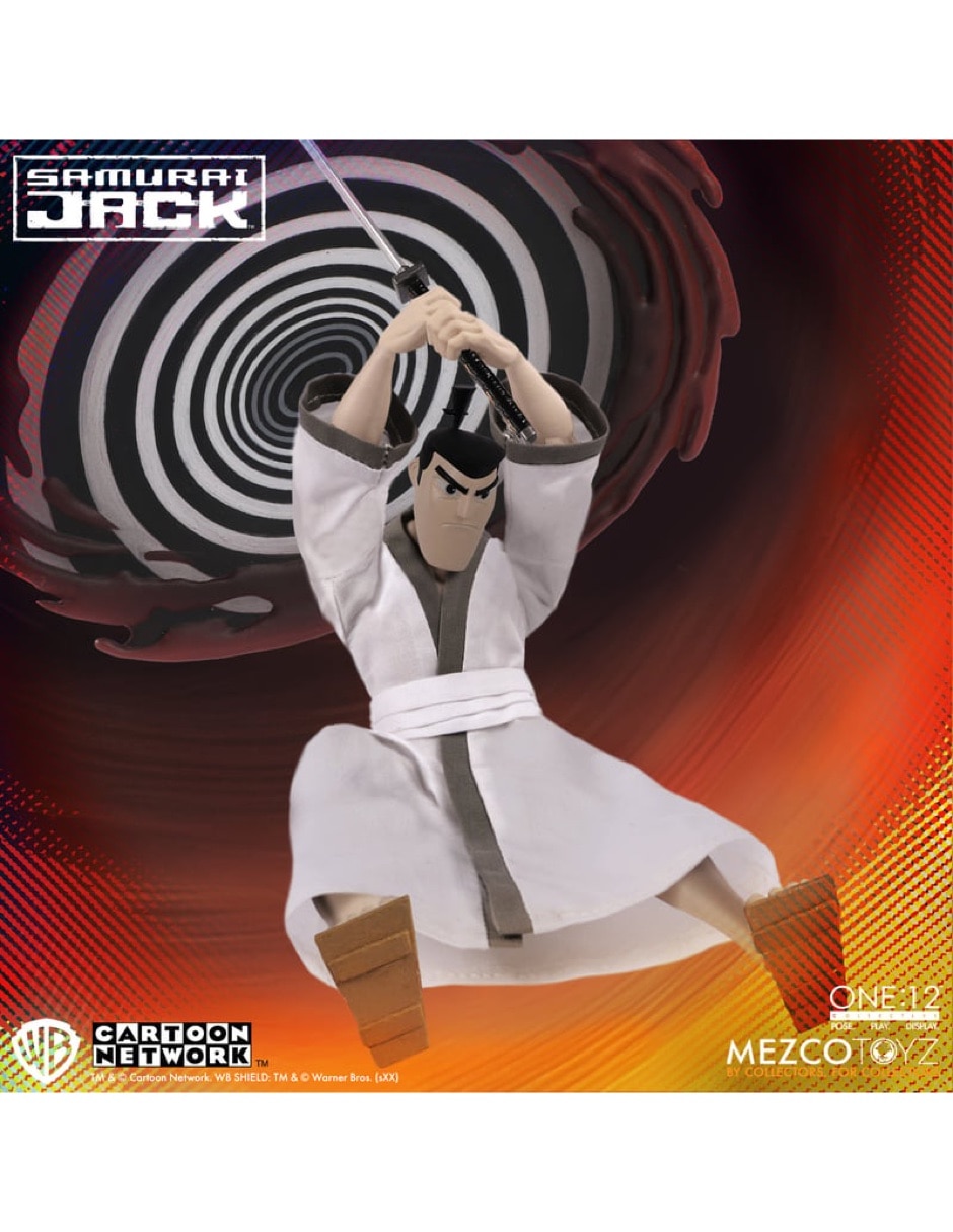Figura de colección articulada samurai jack jack estándar 6