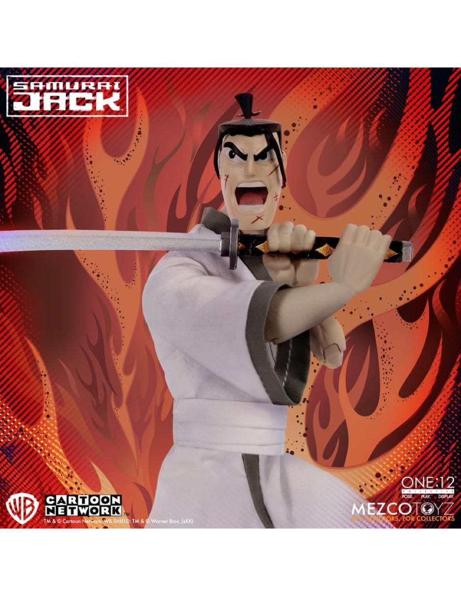 Figura de colección articulada samurai jack jack estándar 7
