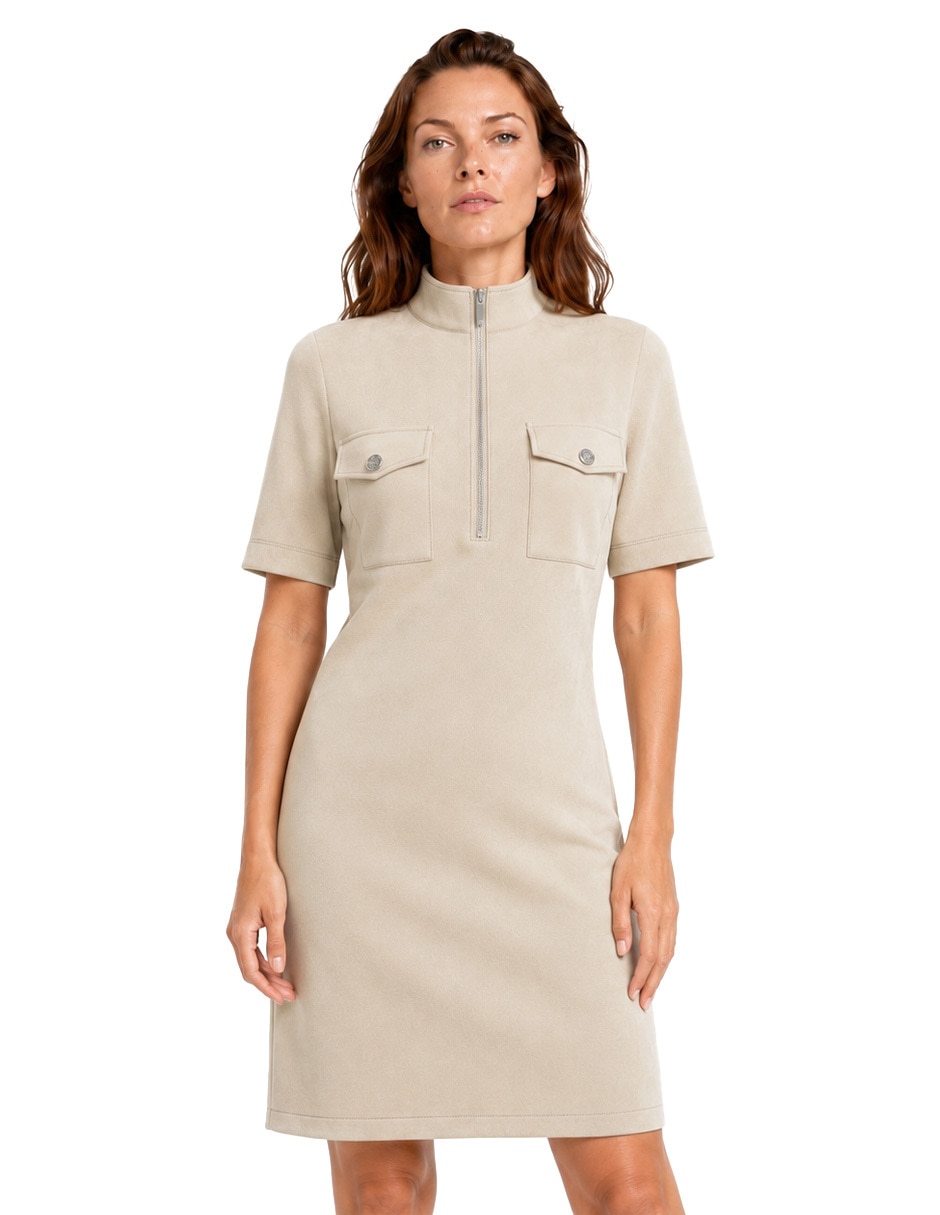 Vestido a la rodilla casual para mujer