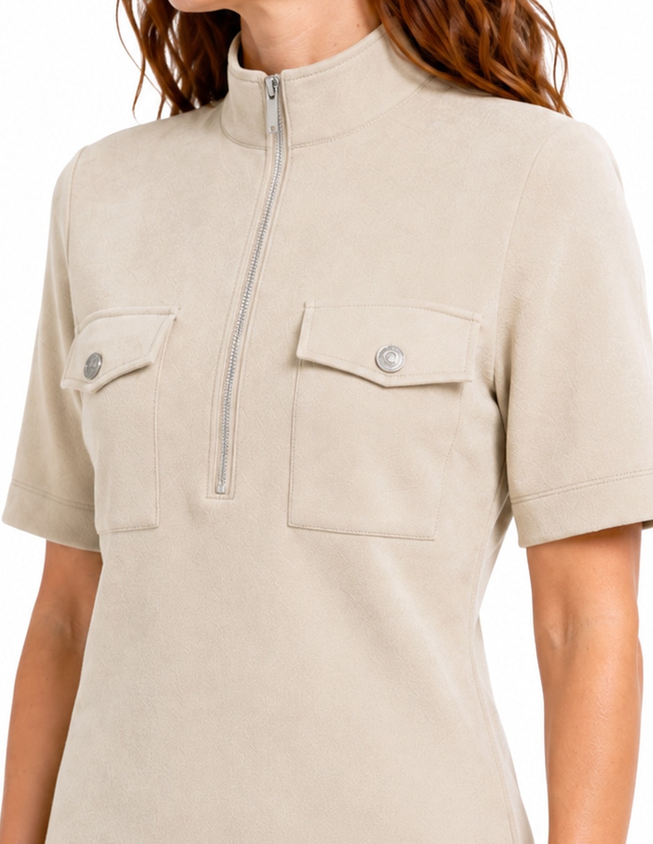 Vestido a la rodilla casual para mujer 4