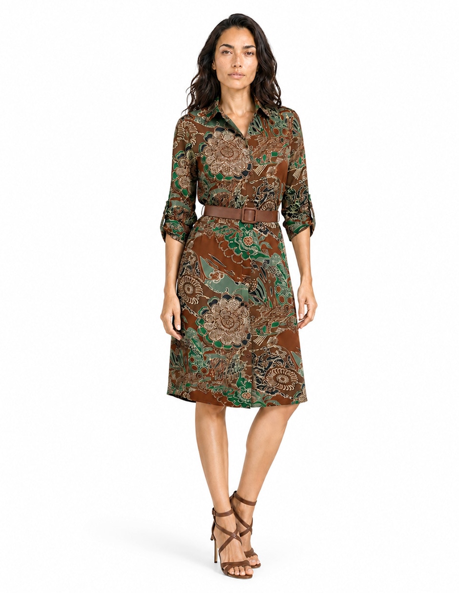 Vestido midi casual para mujer 6