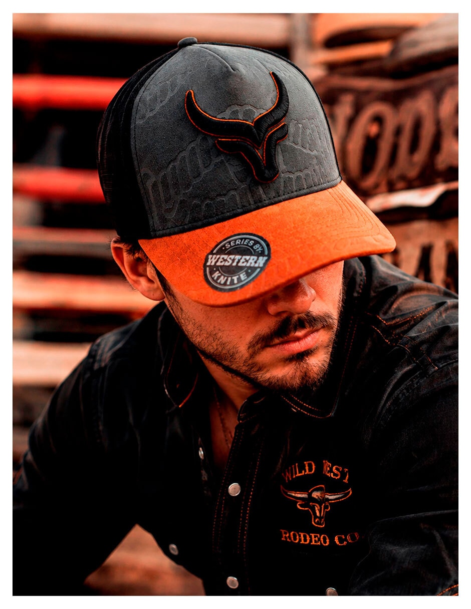 Gorra visera curva velcro casual para hombre 6