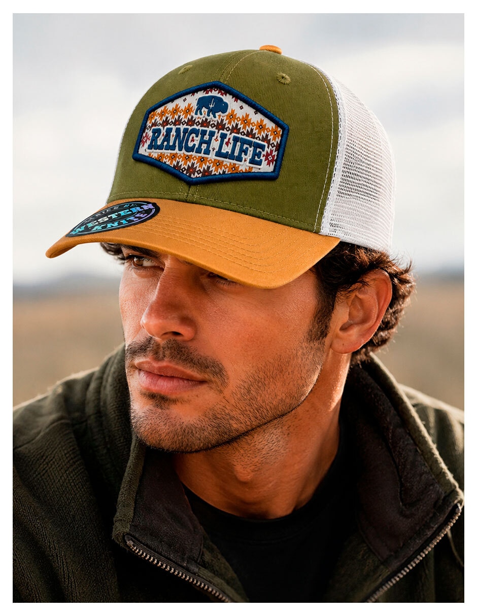 Gorra visera curva snapback casual para hombre 6