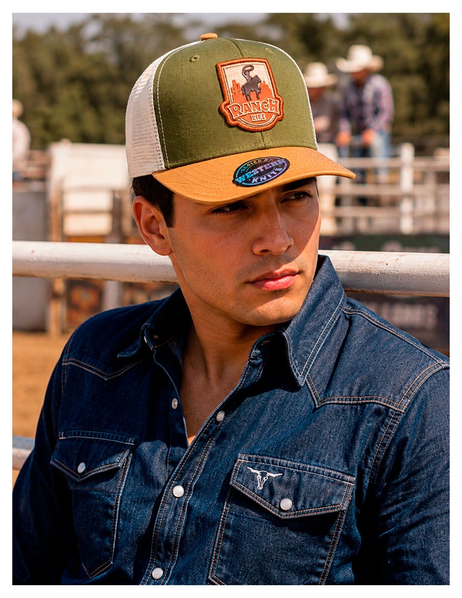 Gorra visera curva snapback casual para hombre 6