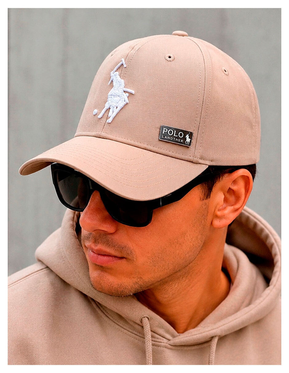Gorra visera curva velcro casual para hombre 6