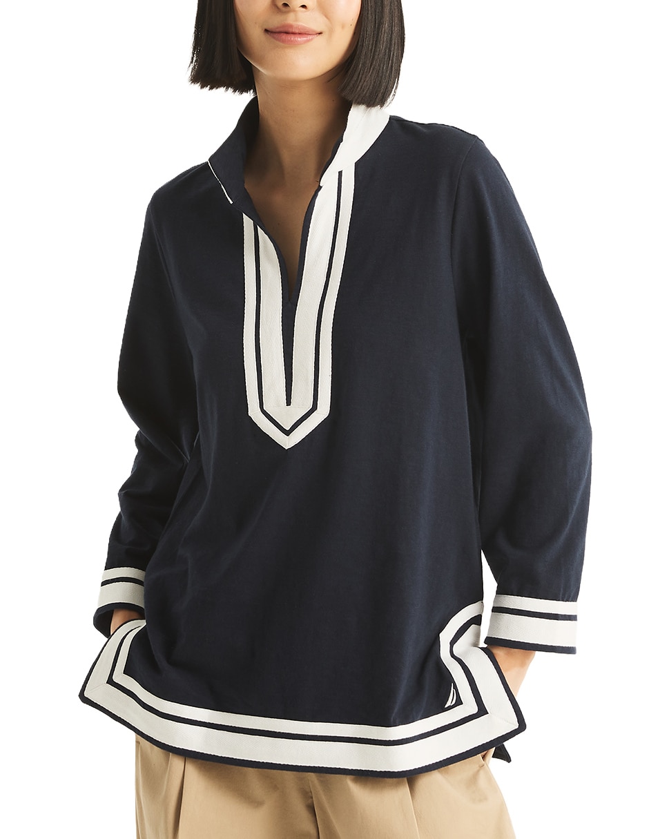 Blusa manga corta para mujer 5