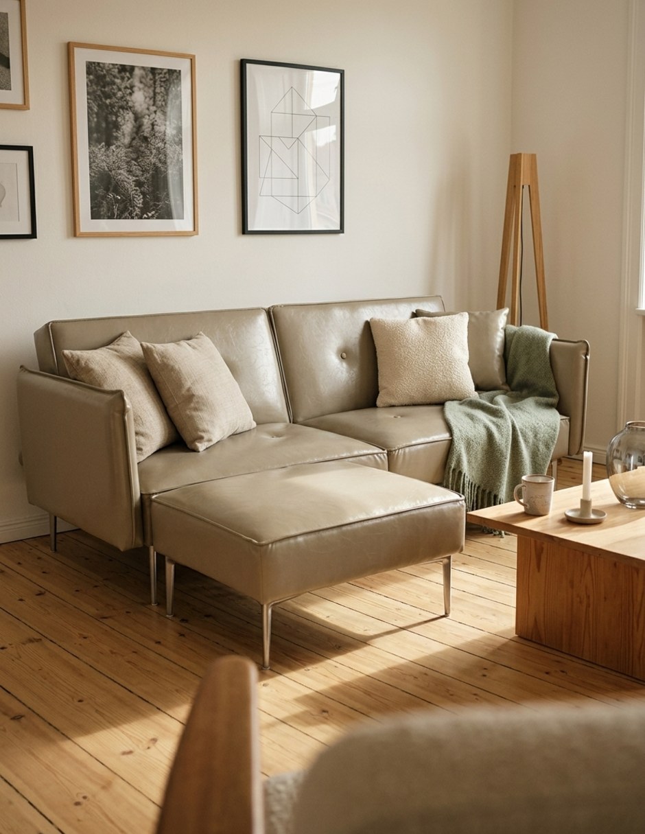 Sofá cama armable SC-Graz de madera 4
