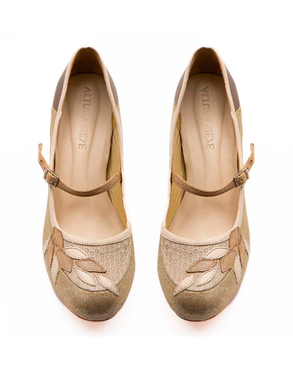 Zapato de tacón de piel para mujer 2