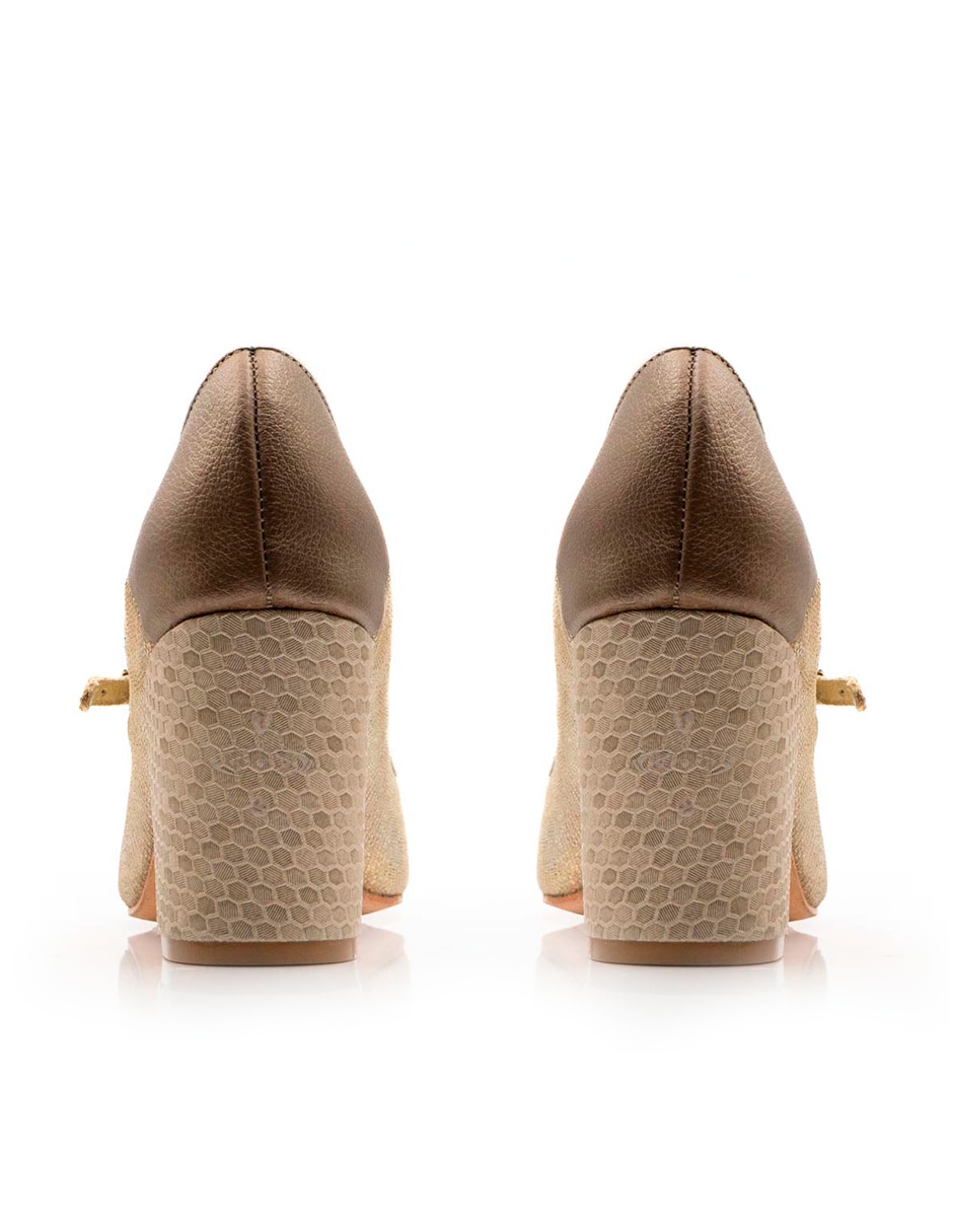 Zapato de tacón de piel para mujer 8