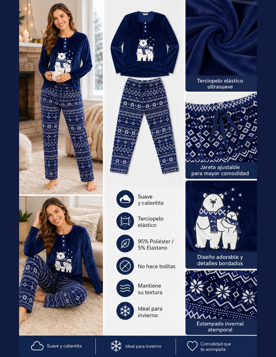 Conjunto pijama para mujer 2