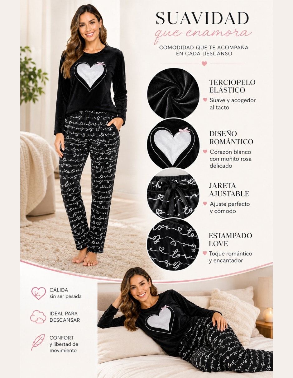 Conjunto pijama para mujer 2