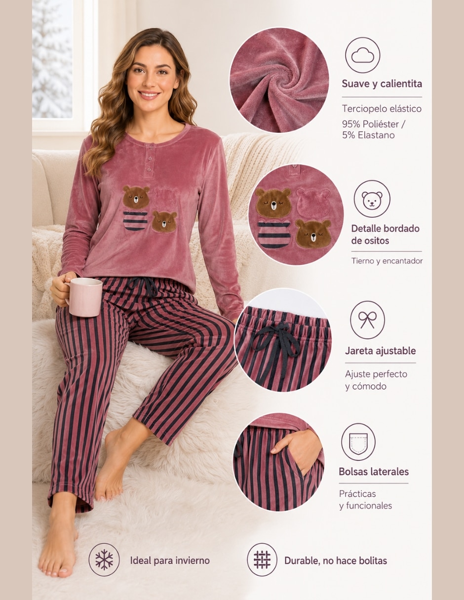 Conjunto pijama para mujer 2