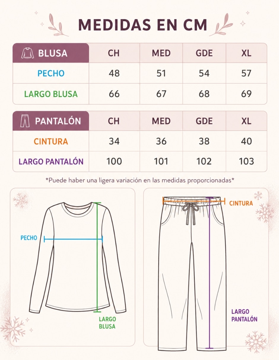 Conjunto pijama para mujer 9