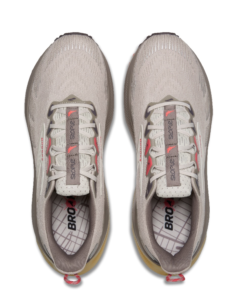 Tenis staple x ghost trail para senderismo brooks de hombre 6