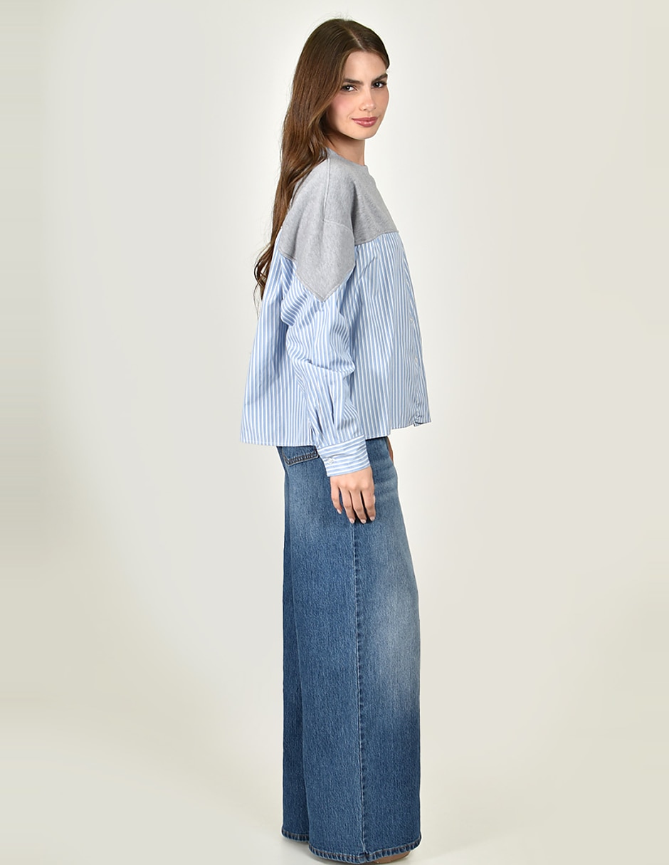 Blusa manga larga para mujer 5