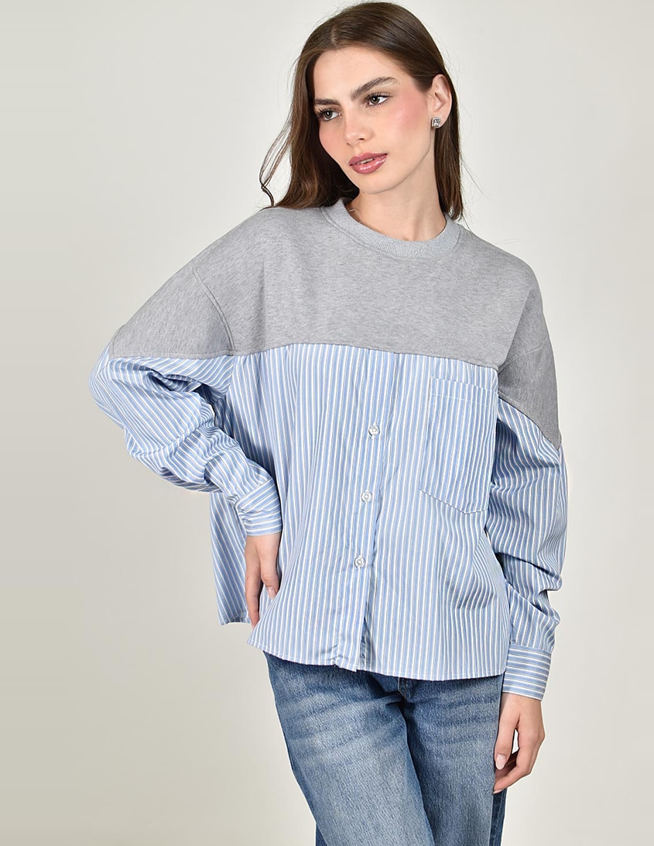 Blusa manga larga para mujer 3