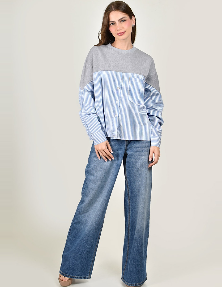 Blusa manga larga para mujer 2