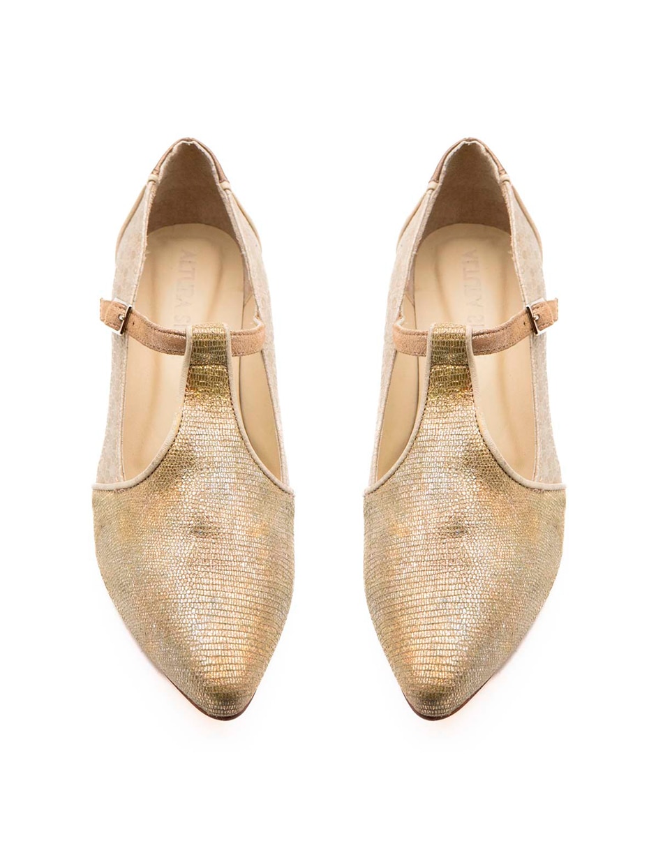 Zapato de tacón de piel para mujer 4