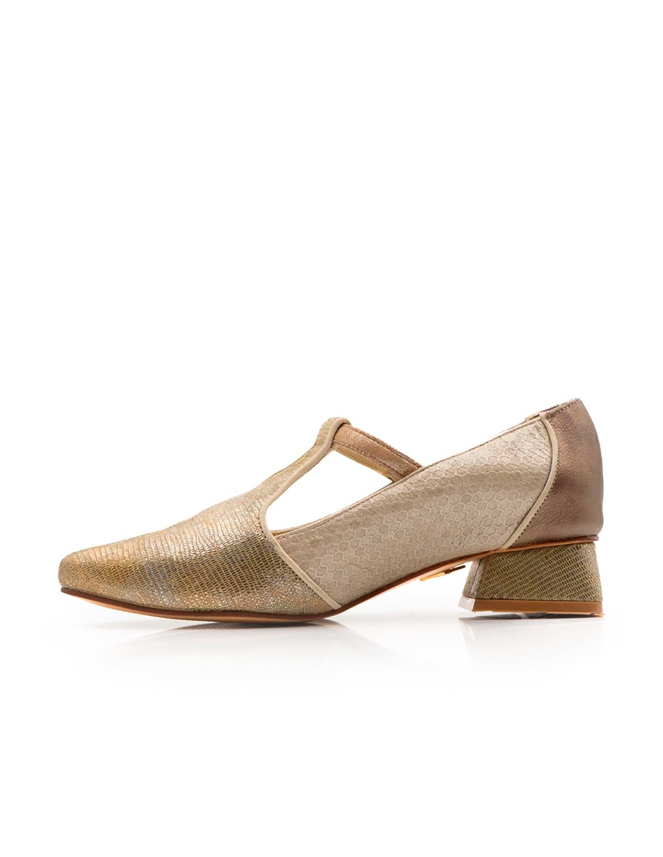 Zapato de tacón de piel para mujer 3