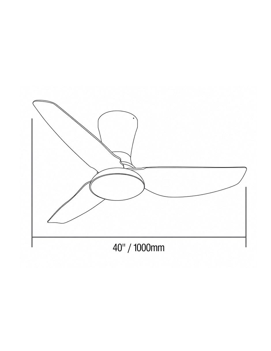 Ventilador de techo con control remoto 6 velocidades 6
