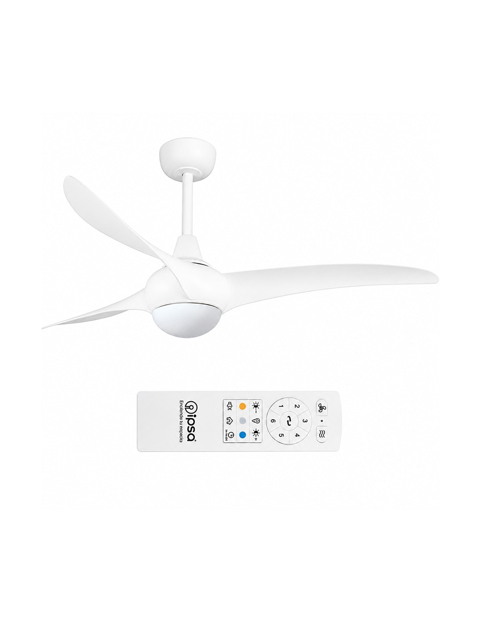 Ventilador de techo con control remoto 6 velocidades