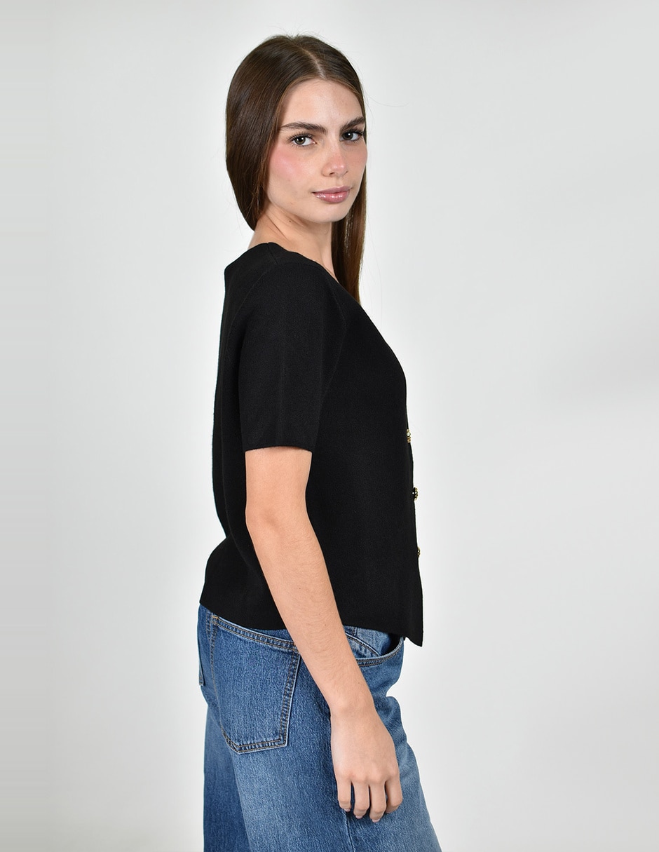 Blusa manga corta para mujer 5