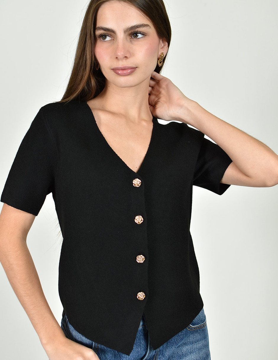 Blusa manga corta para mujer 3