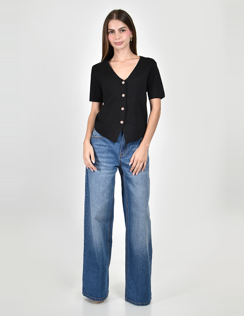 Blusa manga corta para mujer 2