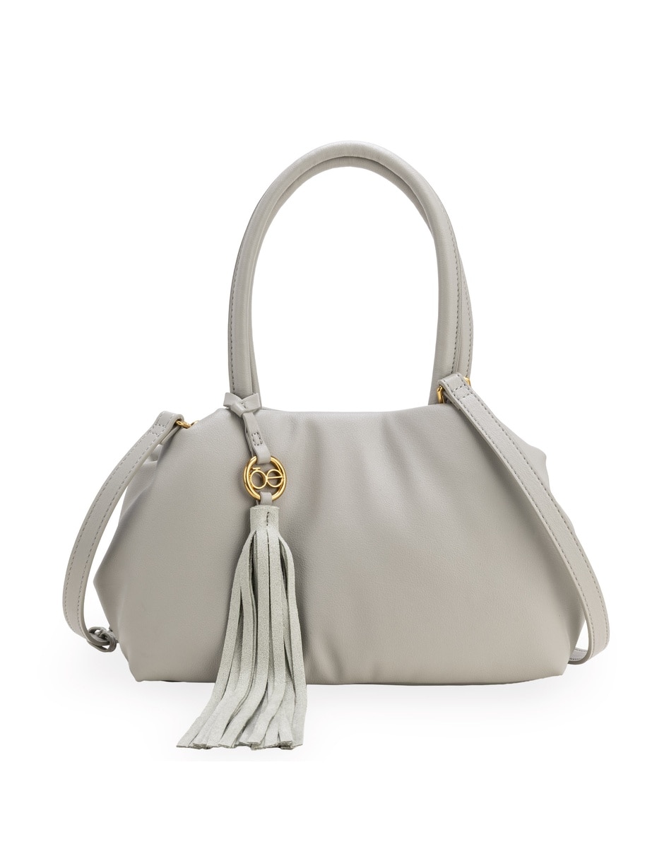 Bolsa satchel camio de piel para mujer