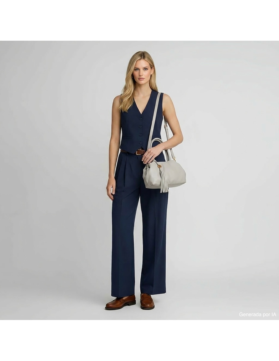 Bolsa satchel camio de piel para mujer 5