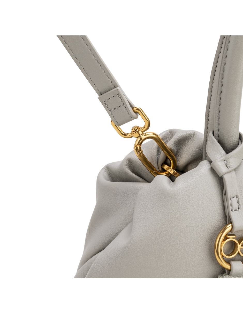 Bolsa satchel camio de piel para mujer 6