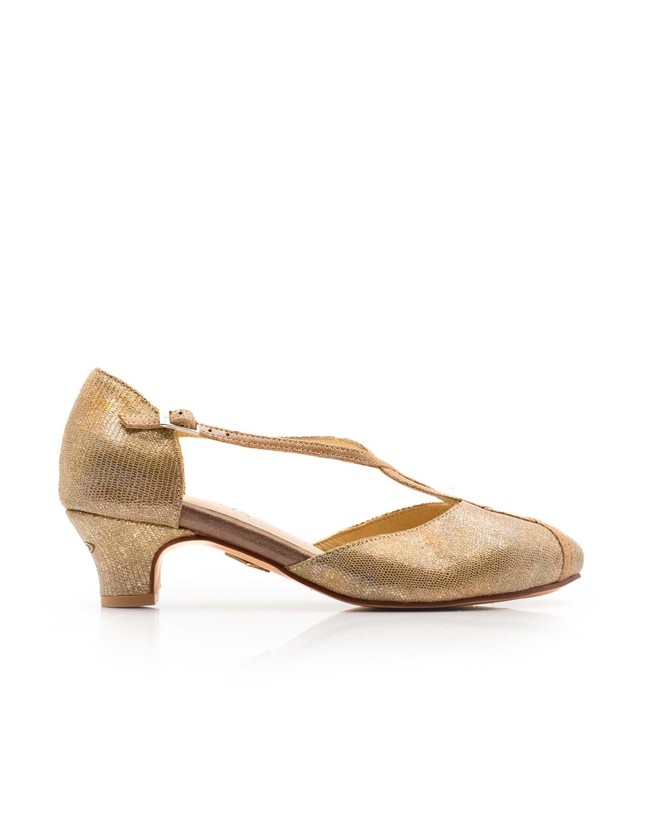 Zapato de tacón de piel para mujer Zapato de tacón de piel para mujer