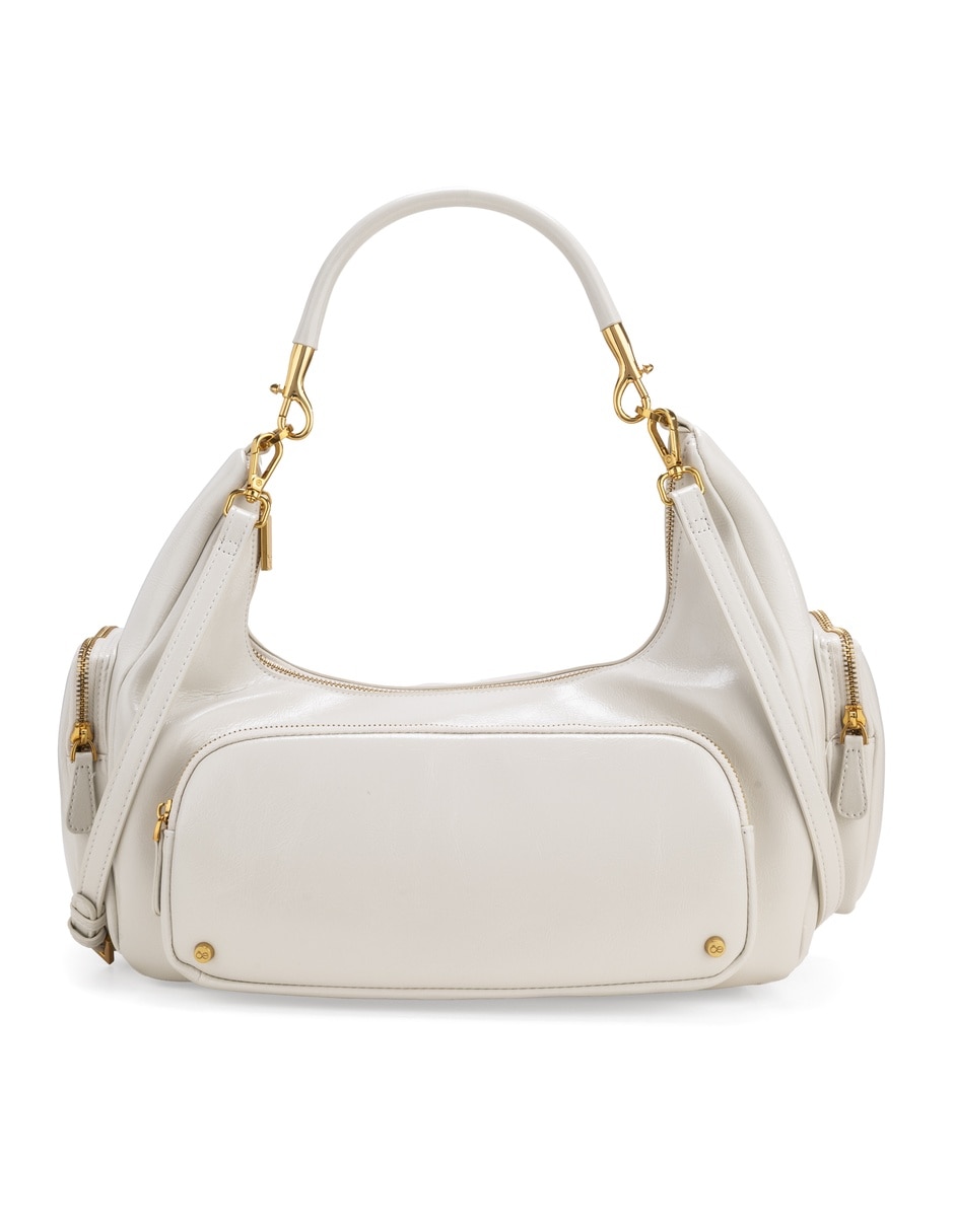 Bolsa shoulder krampus de piel para mujer