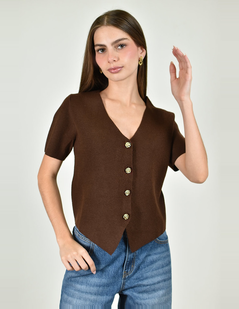Blusa manga corta para mujer Blusa manga corta para mujer