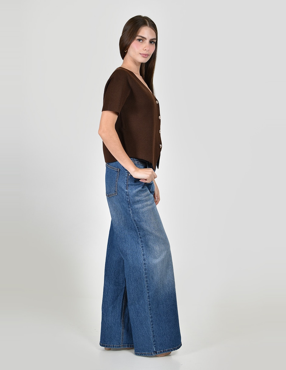 Blusa manga corta para mujer 5