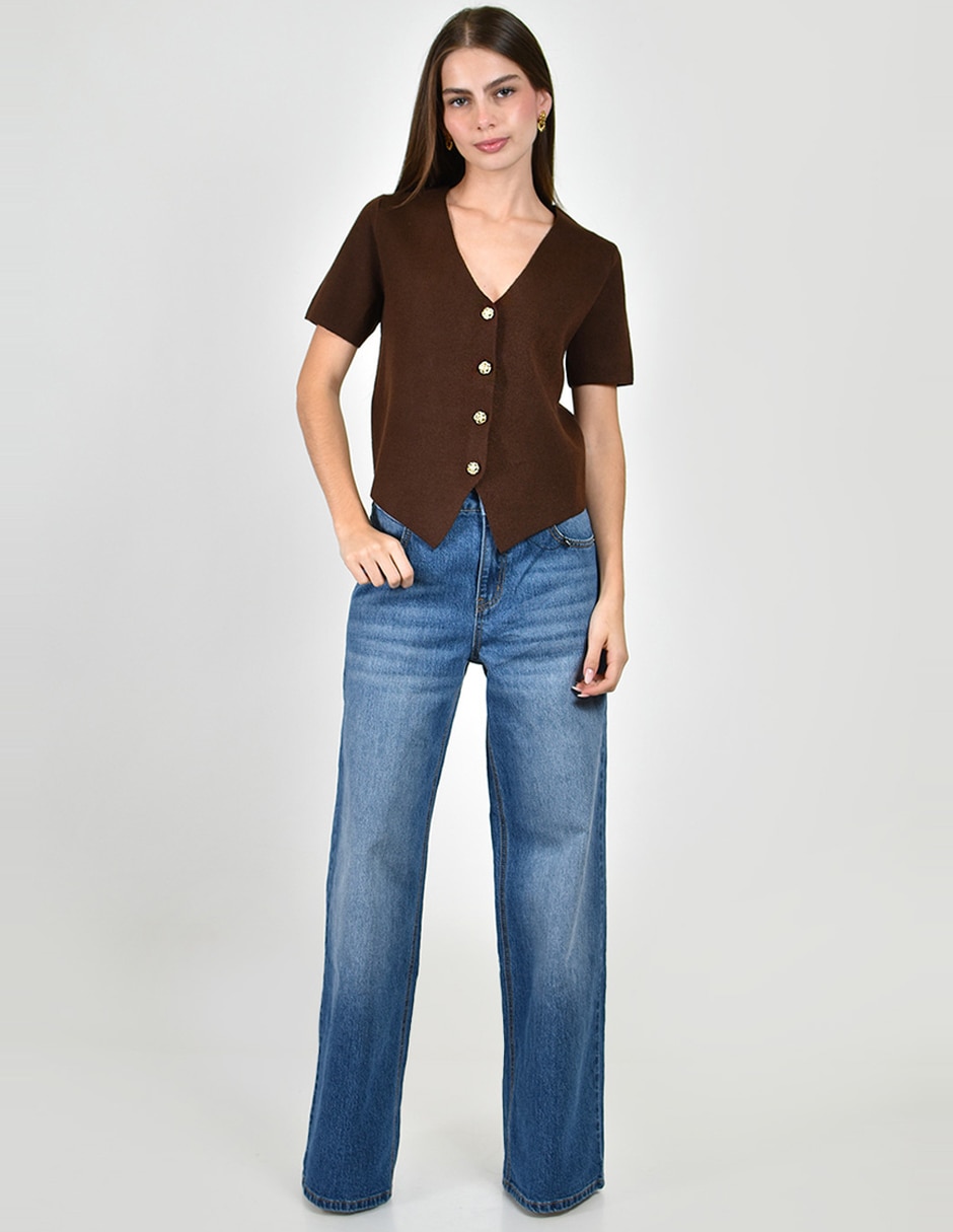 Blusa manga corta para mujer 2