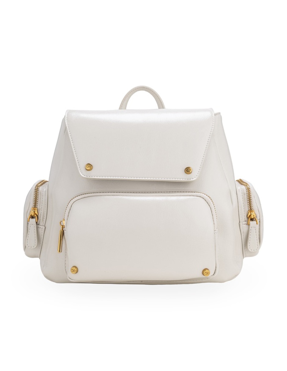 Bolsa backpack krampus de piel para mujer
