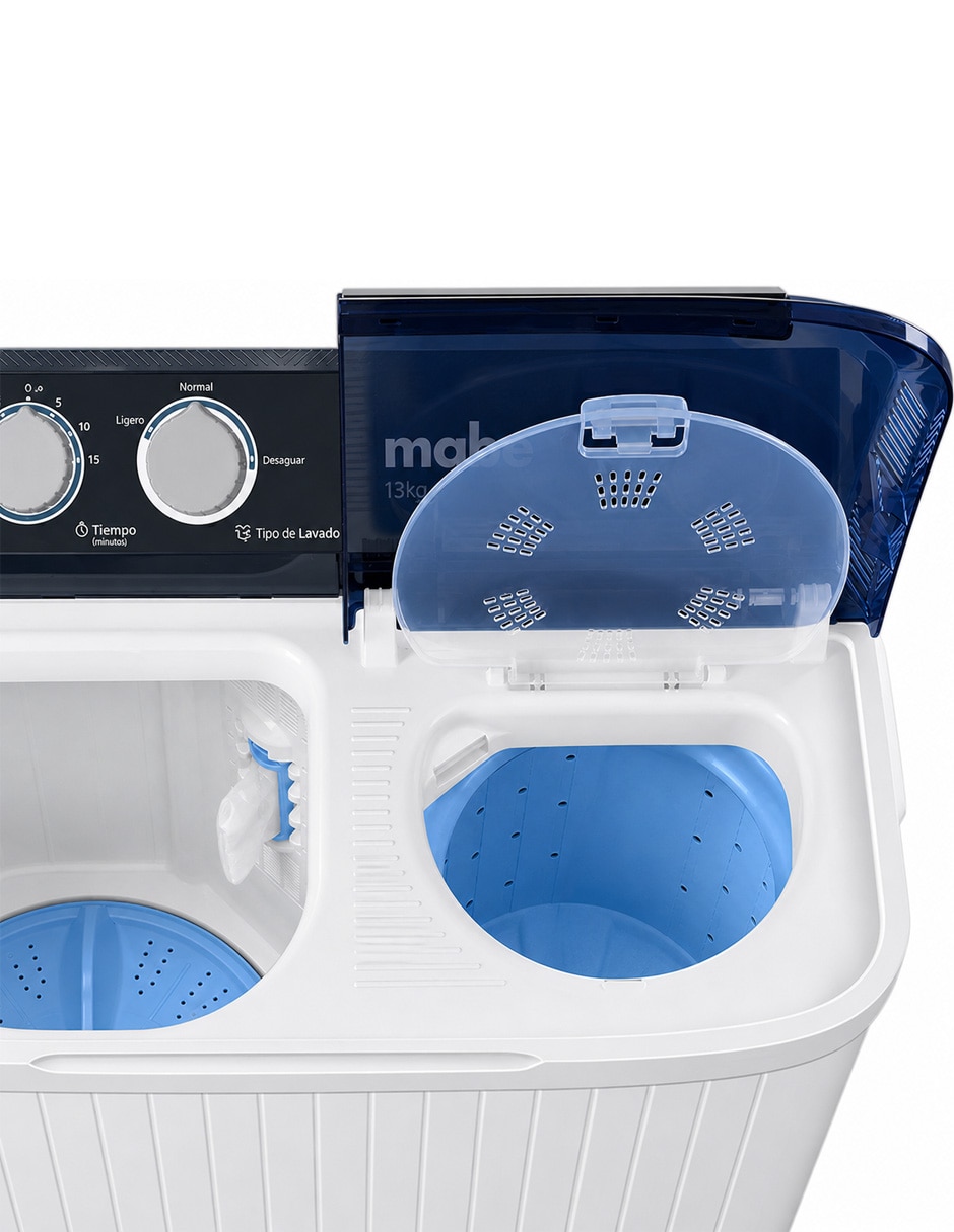 Lavadora doble tina 16 KG semiautomática carga superior LMDX6124HBAB0