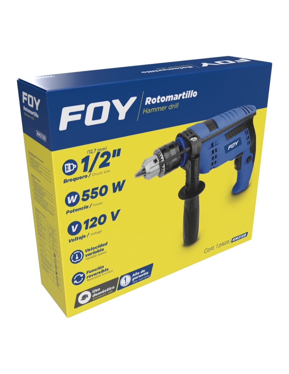 Rotomartillo RM312D 550 W 2 piezas 2