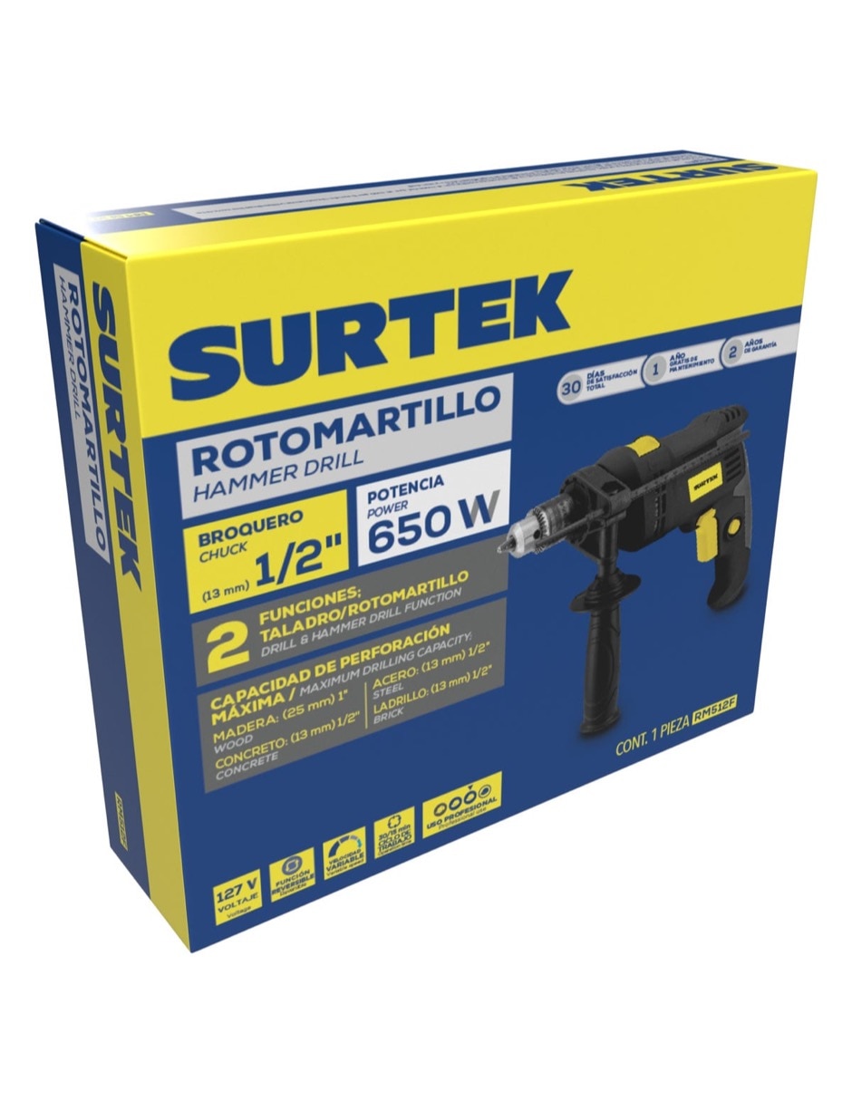 Rotomartillo RM512F 750 W 2