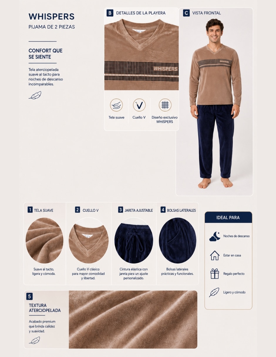 Conjunto pijama para hombre 2