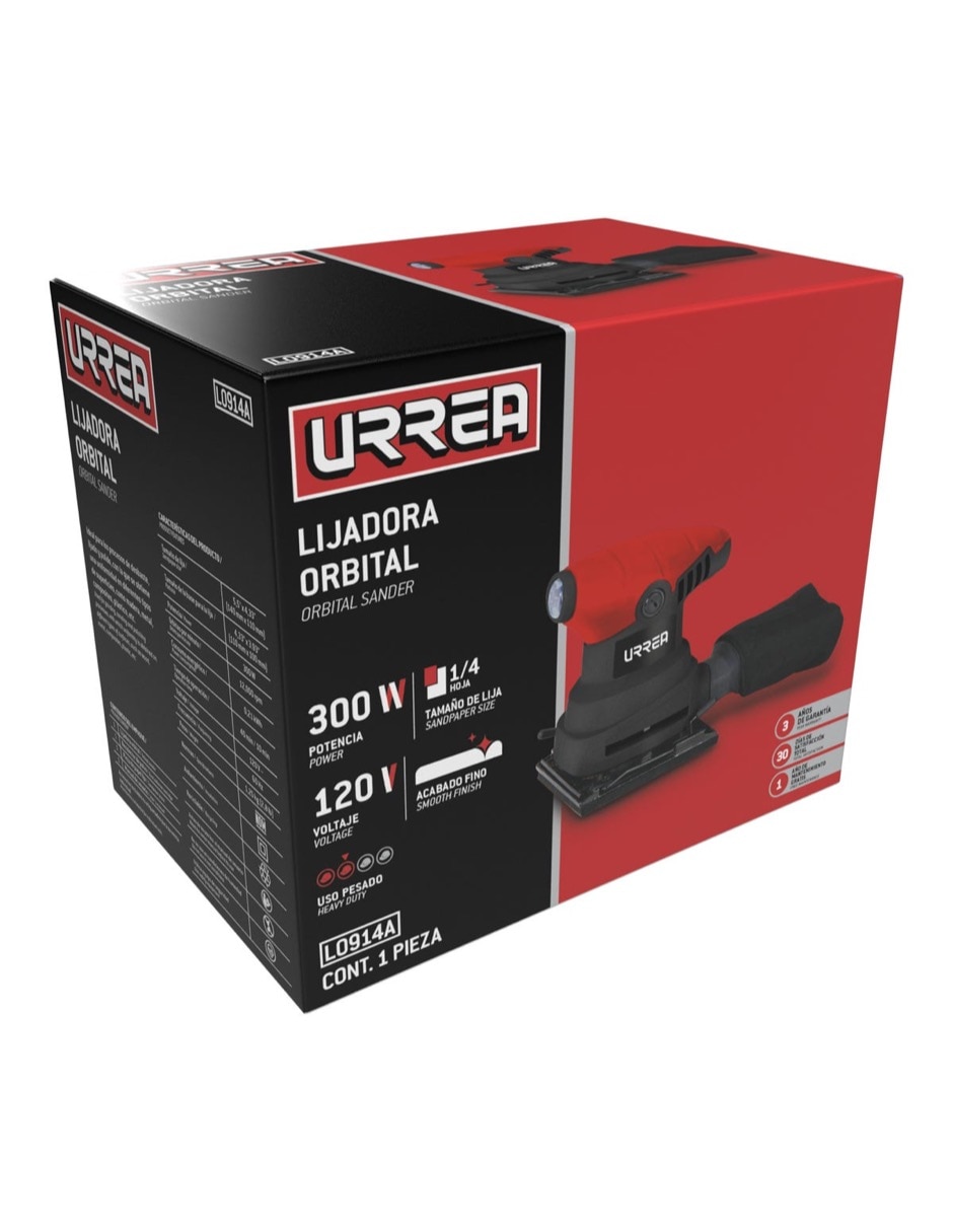 Lijadora rectangular 300 W 2
