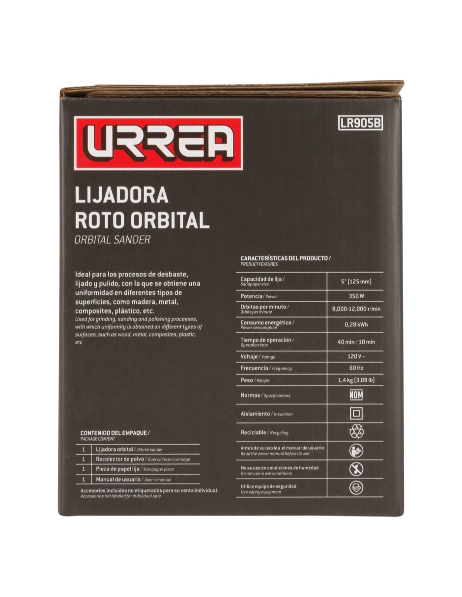 Lijadora rectangular 300 W 3